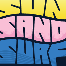Opening Reception: Sun, Sand, and Surf - logo